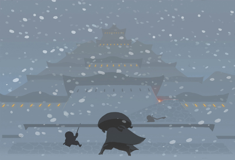 Illustration for article titled Snowbound Mini Ninja Screens